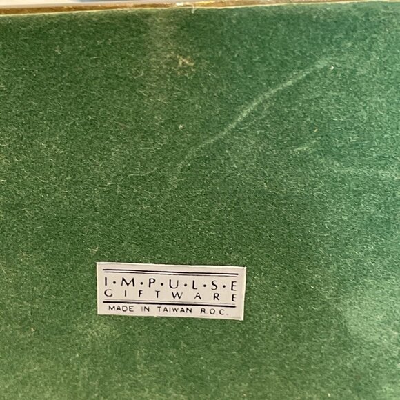 Vintage Impulse Giftware Carousel Horse Porcelain On Brass Stand White 9.5" - Picture 12 of 12